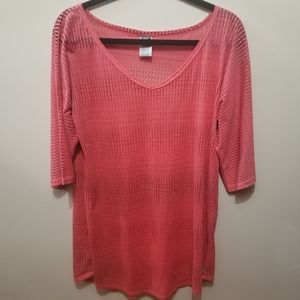 O'Neill Coral Mesh Beach Vacation Cruise Swimsuit Coverup Size XSmall